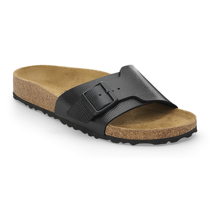 Birkenstock chaussures birkenstock catalina  shiny lizard black 