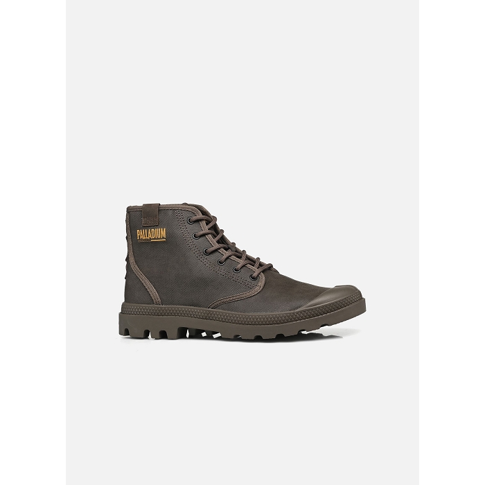 Palladium chaussures palladium pampa hi coated major brown 