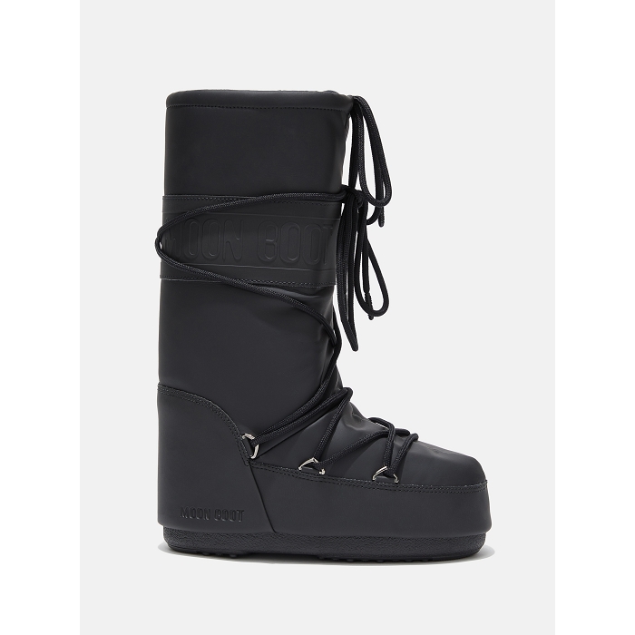 Moon boot chaussures moon boot icon rubber black 